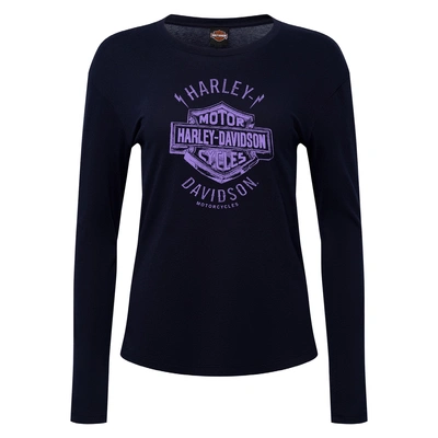 Harley-Davidson Womens Predicition Dealer Tee - Dark Navy