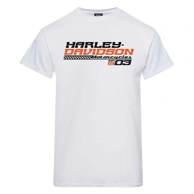 Harley-Davidson Mens Drag Dealer Tee - White