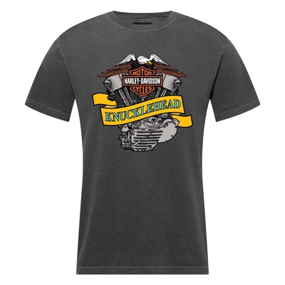 Harley-Davidson Mens Knucklehead Dealer Tee - Pepper