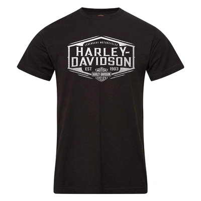 Harley-Davidson Mens Heavy Metal Dealer Tee - Black