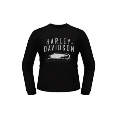Harley-Davidson Screaming Eagle Long Sleeve Dealer Tee - Black