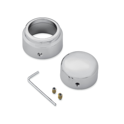 Rear Axle Nut Covers - Chrome