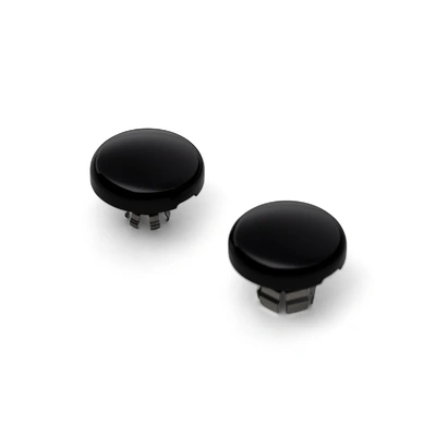 Gloss Black Front Axle Nut Covers