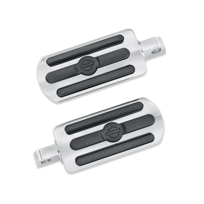 Chrome and Rubber Custom Footpegs