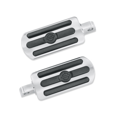 Chrome and Rubber Custom Footpegs
