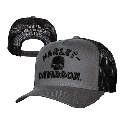 Harley-Davidson Gate Arch Cap - Grey/Black - OSFM