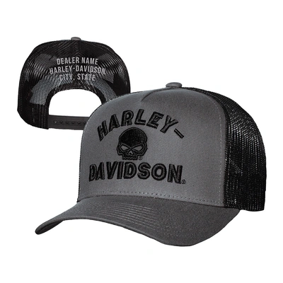 Harley-Davidson Gate Arch Cap - Grey/Black - OSFM