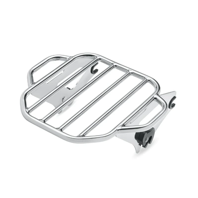 King H-D Detachables Two-Up Luggage Rack - Chrome