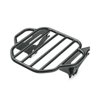 King H-D Detachables Two-Up Luggage Rack - Gloss Black