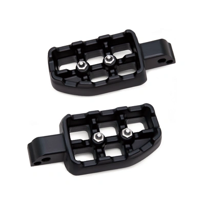 Harley-Davidson Redline Passenger Footpegs - Black Anodized