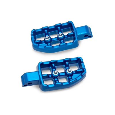 Harley-Davidson Redline Passenger Footpegs - Blue Anodized