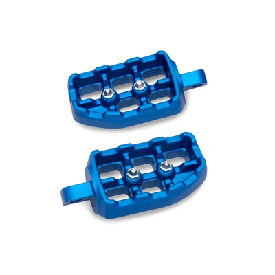 Harley-Davidson Redline Passenger Footpegs - Blue Anodized