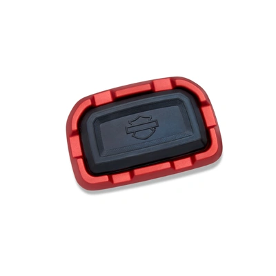 Harley-Davidson Redline Small Brake Pedal Pad - Red Anodized