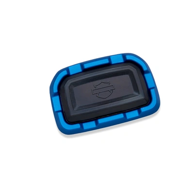 Harley-Davidson Redline Small Brake Pedal Pad - Blue Anodized