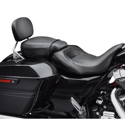 Low-Profile Passenger Pillion - Black Smooth Vinyl