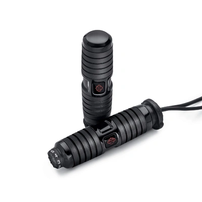 Harley-Davidson Kahuna Heated Hand Grips - Gloss Black