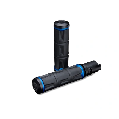 Harley-Davidson Redline Hand Grips - Blue Anodized