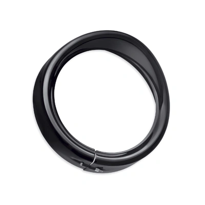 Harley-Davidson 7 in. Visor Style Headlamp Trim Ring - Gloss Black