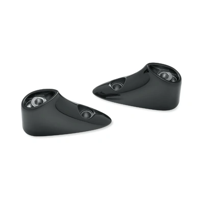 Front Bullet Turn Signal Mounts - Black