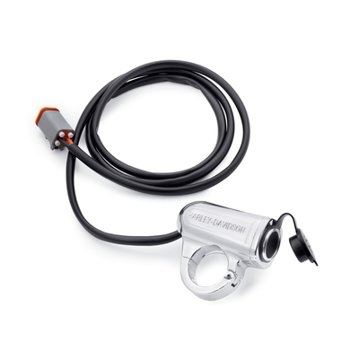 Harley-Davidson Handlebar Mount Auxiliary Power Port