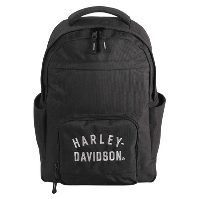 Harley-Davidson Rugged Twill Water-Resistant Backpack - Black