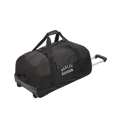 Harley-Davidson© Rugged Twill Rolling Duffel - Black - 26 Inch