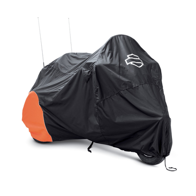 Harley-Davidson Indoor/Outdoor Motorcycle Cover For Trike Models-Black-Orange