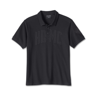 Harley-Davidson Mens HD-MC Polo - Black Beauty - Black Beauty