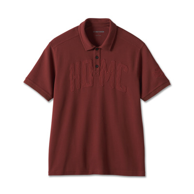 Harley-Davidson Mens HD-MC Polo - Russet Brown - Russet Brown