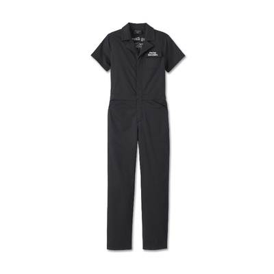 Harley-Davidson Old English Rose Womens Coverall - Harley Black