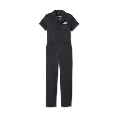 Harley-Davidson Old English Rose Womens Coverall - Harley Black
