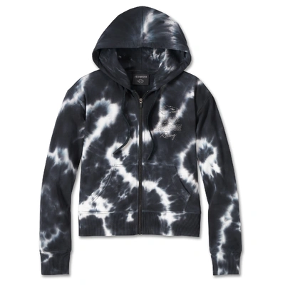 Harley-Davidson Womens Bar &amp; Shield Hoodie - Tie Dye