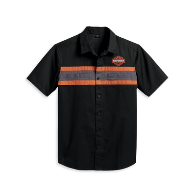 Harley-Davidson Performance SS Shirt - Black/Orange