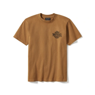 Harley-Davidson Fast Willie Short Sleeve Tee - Dark Chocolate - Dark Chocolate