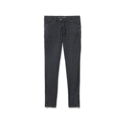 Womens H-D Mid Rise Skinny Jean - Washed Black Denim