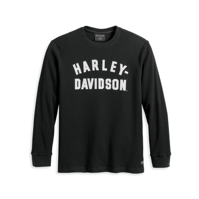 Harley-Davidson Mens Staple Thermal - Black Beauty - Black Beauty
