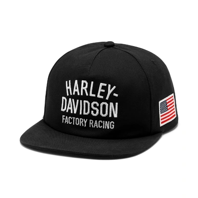 Harley-Davidson 2026 Factory Racing Twill Baseball Cap - Harley Black
