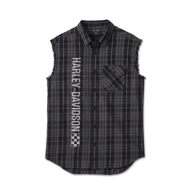 Harley-Davidson Mens The Bagger Blowout - Black Plaid