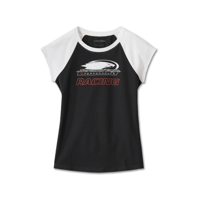 Harley-Davidson Womens Screamin Eagle Short Sleeve Tee - Colorblocked