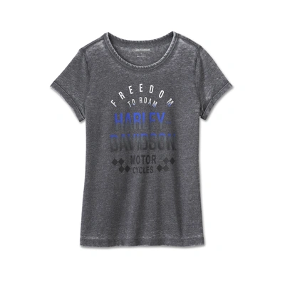 Harley-Davidson Womens Racing Graphic Tee - Harley Black