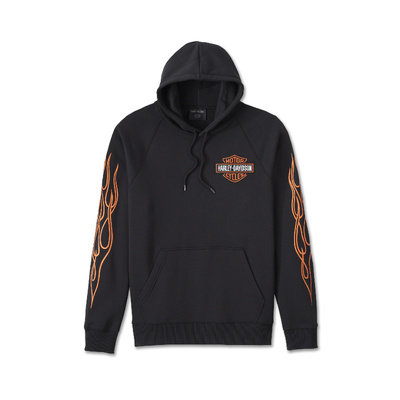 Harley-Davidson Mens Rising Eagle Hoodie - Harley Black