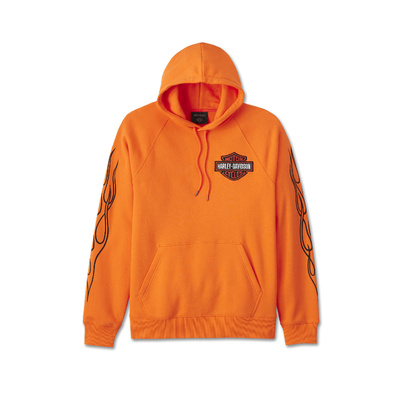 Harley-Davidson Mens Rising Eagle Hoodie - Harley Orange
