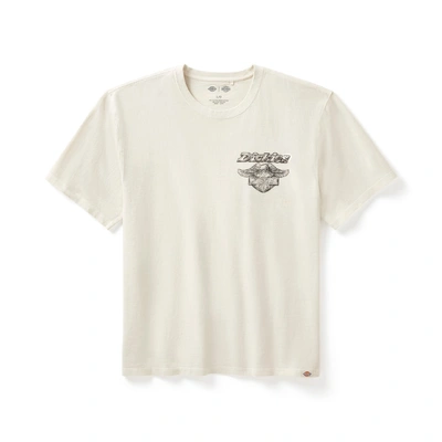 Harley-Davidson Mens Dickies x H-D Heavyweight V-Twin Engine Tee - Silver Berch