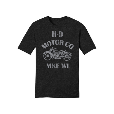 Harley-Davidson Mens Vintage Spirit Tee - Heather Charcoal
