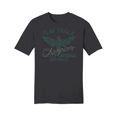 Harley-Davidson Mens Flat Trekker Tee - Asphalt