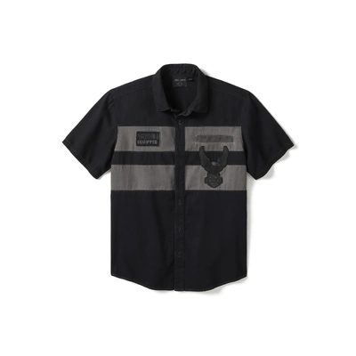 Harley-Davidson Mens Iron Bond II Short Sleeve Shirt - Colorblock - Harley Black &amp; Asphalt