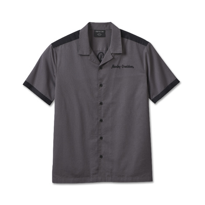 Harley-Davidson Mens Club Crew Shirt - Blackened Pearl