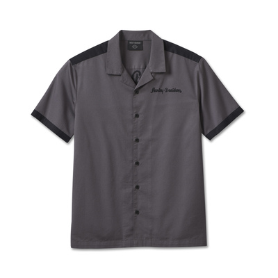 Harley-Davidson Mens Club Crew Shirt - Blackened Pearl - Blackened Pearl