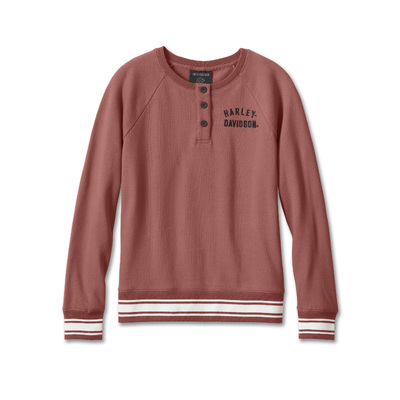 Womens Race Her Crewneck Pullover - Light Mahogany