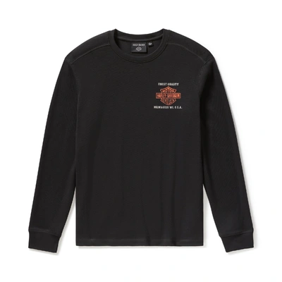 Harley-Davidson Men's Parts &amp; Service Long Sleeve Thermal - Harley Black